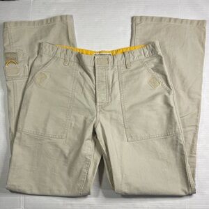 Womens American Eagle Sz 8 Guide Cargo Pants Skater Retro Baggy Straight Wide